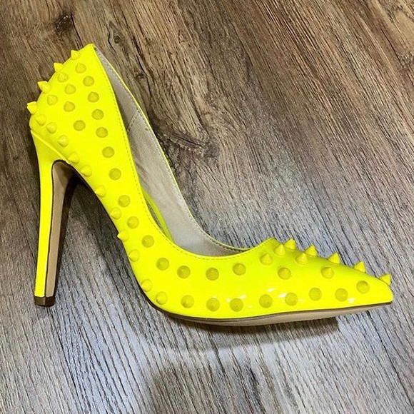 Olivaceous Shoes - Stud and spike heels